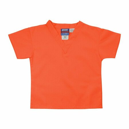 GELSCRUBS Kids Lgt. Orange Scrub Shirt, Small 3-4 Years Old 6774-TEN-S